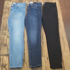 3 Pair NWOT GAP True Skinny Jeans 29R